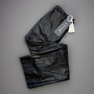 NWT Lysse Black Vegan Leather Pants Size XS